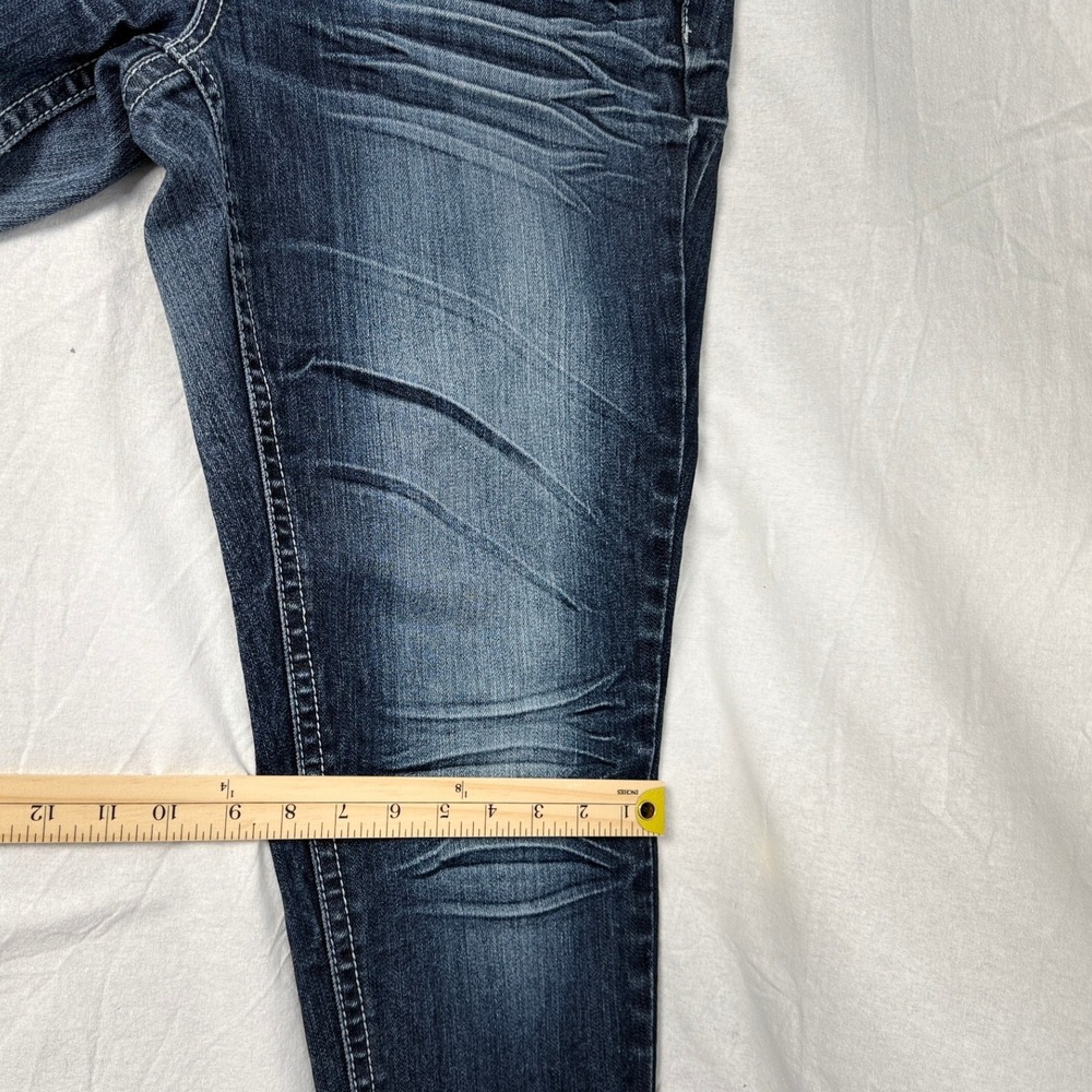 ZCO Jeans‎ Women's Size 16 Embellished Pockets Dark Wash Denim Skinny Jeans - Picture 12 of 16